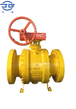 美標高壓三段式軟密封固定球閥